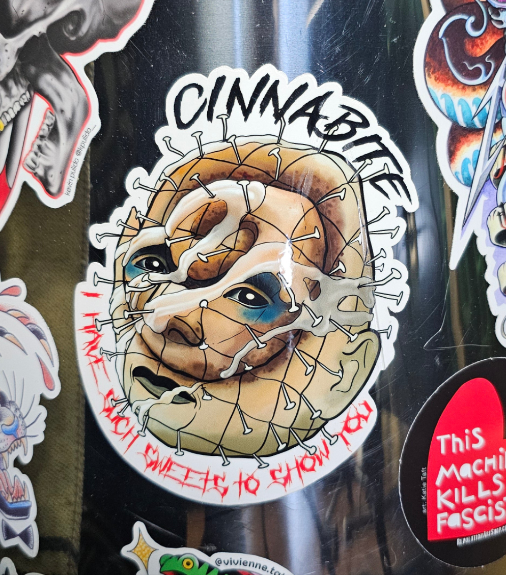 large cinnabite cenobite 'such sweets to show you'