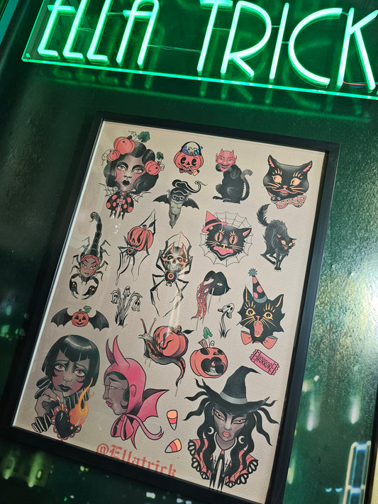 18x24 halloween flash poster